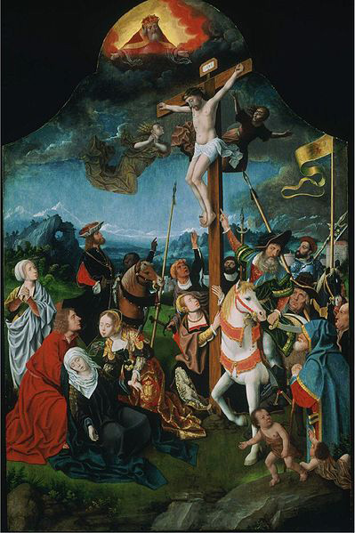 Jan Mostaert The Crucifixion